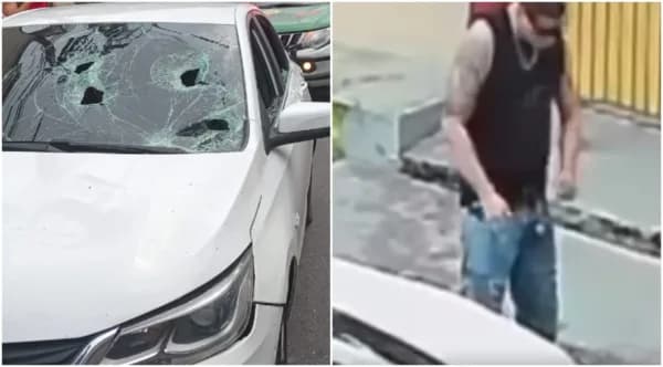 VÍDEO: Suspeito tem carro destruído após jogar catolé em casas no bairro Alvorada