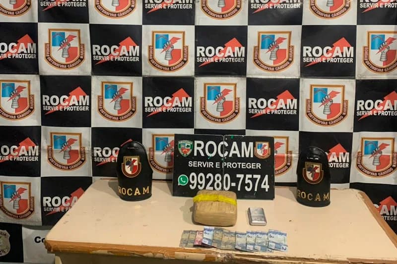 Em Coari, homem envolvido com tráfico de drogas é preso durante fuga