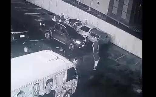 VÍDEO: Briga no Caritó termina em tiro no estacionamento, em Manaus