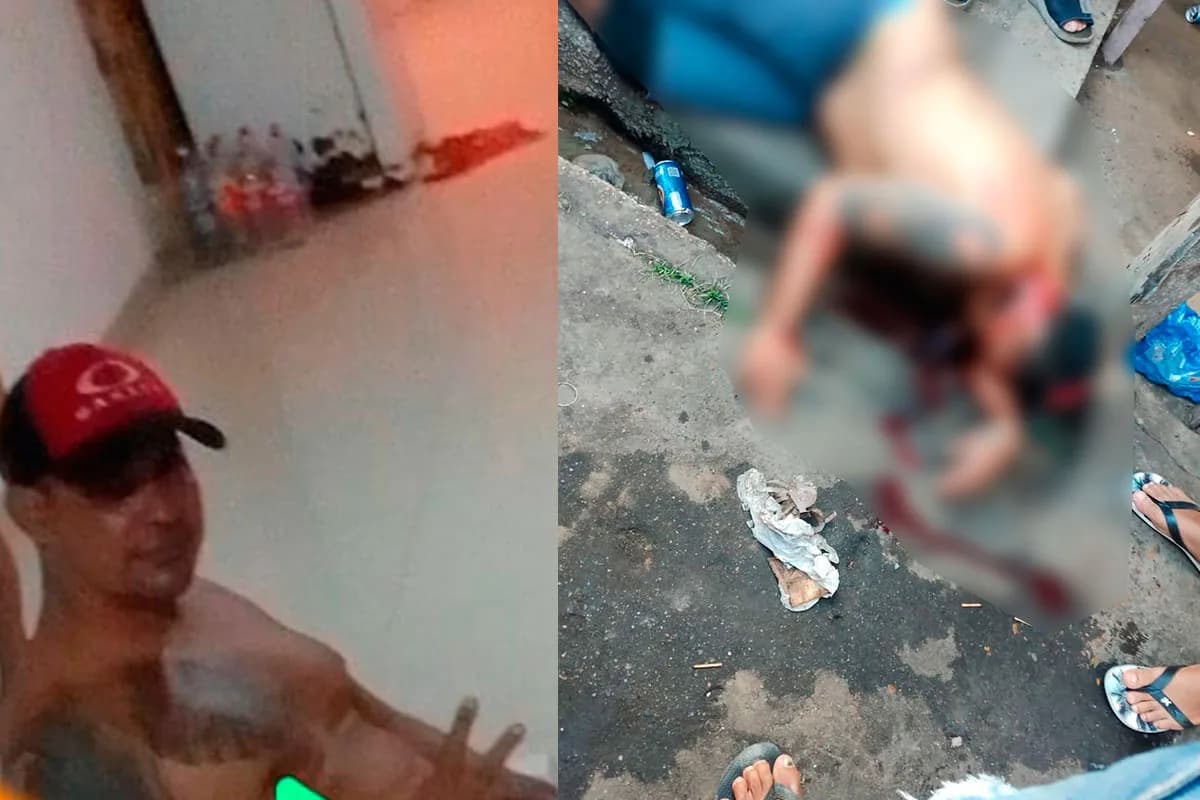 IMAGEM FORTE: Homem leva tiro no pescoço e morre em Tefé, no Amazonas