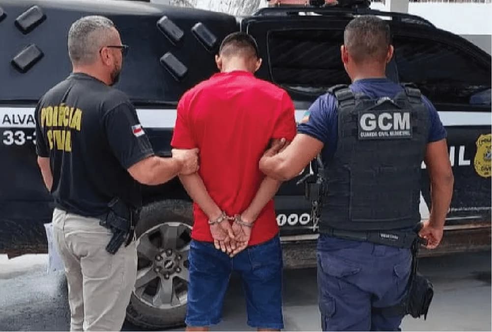 Denuncia por tráfico de drogas, homem é preso em Alvarães