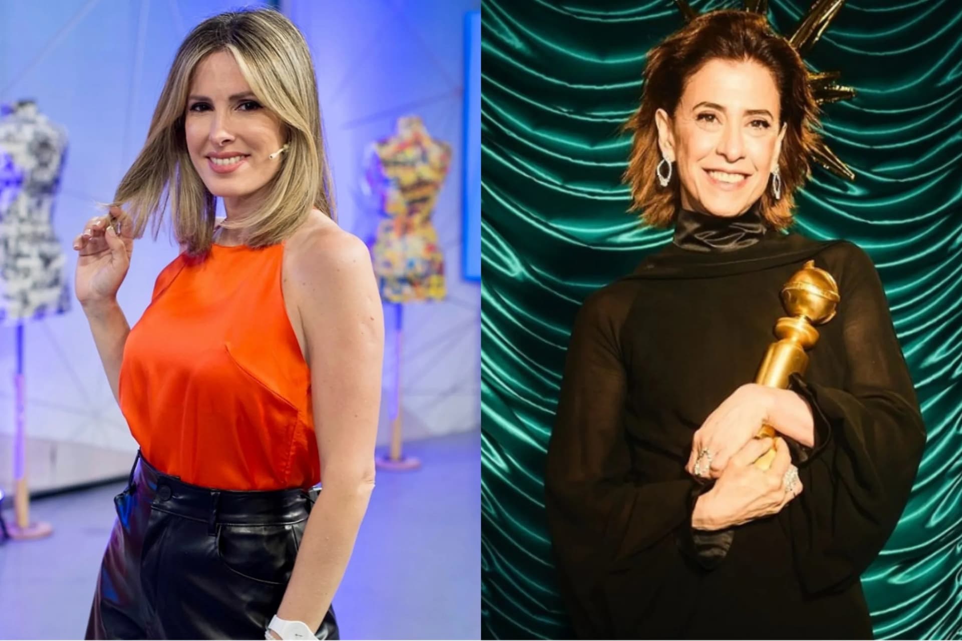 Após sofrer ataques por zombar Fernanda Torres, apresentadora argentina se manifesta