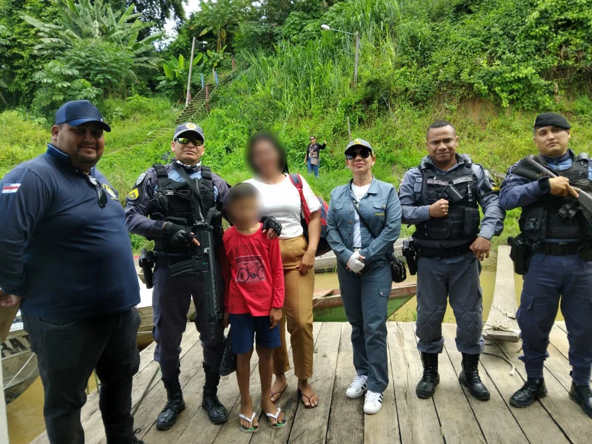 Em Manicoré, Justiça determina e pai devolve filho à mãe