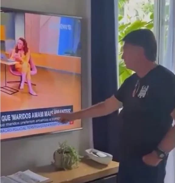 Vídeo: “sou apaixonado pela minha esposa”, diz Bolsonaro após fala de Lula sobre ‘amante’
