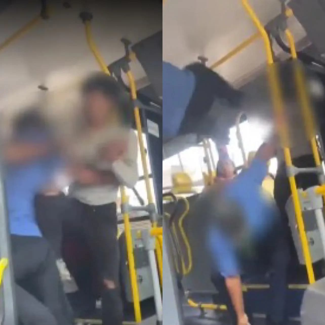 VÍDEO: Discussão entre cobrador e passageiro em ônibus termina em agressões