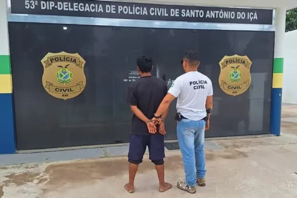 ‘Lango’ é preso por furtos praticados em Santo Antônio do Içá