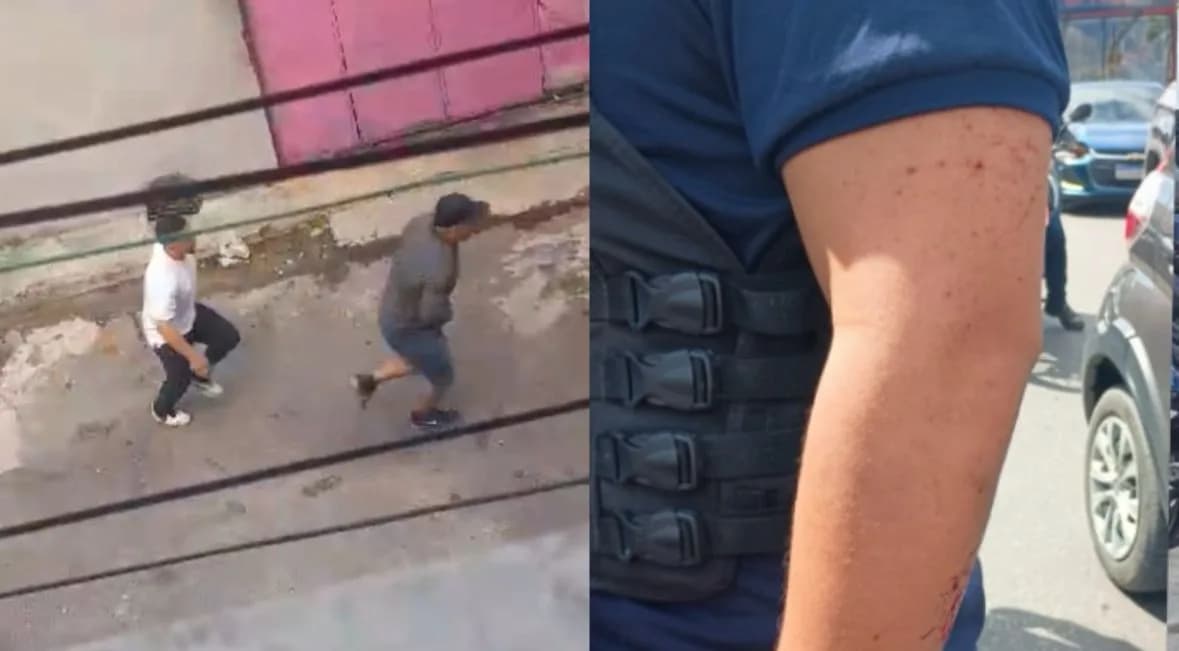 TIROTEIO: Policiais são baleados durante perseguição a dupla em Manaus; Motorista é feito refém