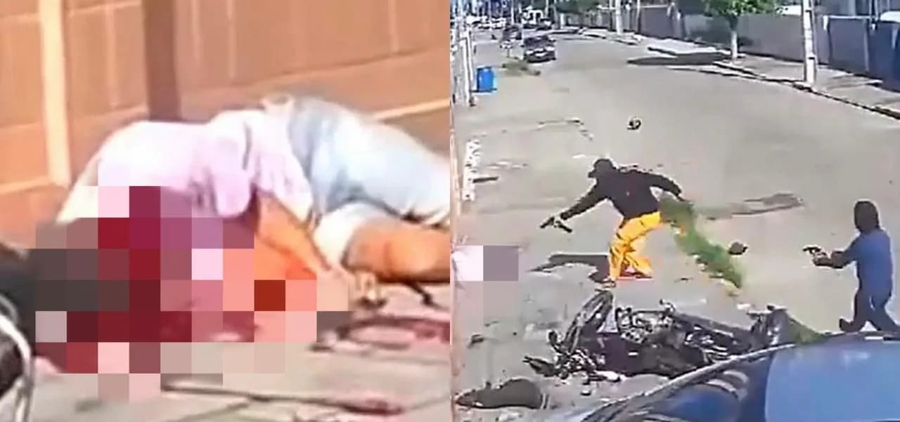 IMAGENS FORTES: Homem é atropelado e executado a tiros em João Pessoa