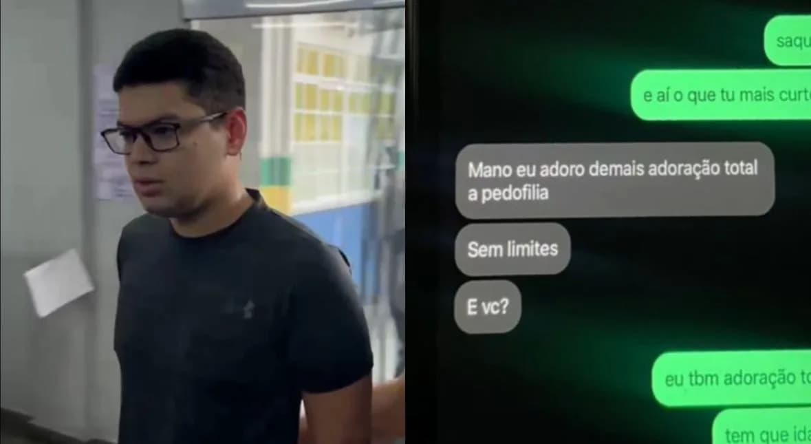 REVOLTANTE: Veja conversas de preso que fazia ritual satânico e culto à pedofilia em Manaus