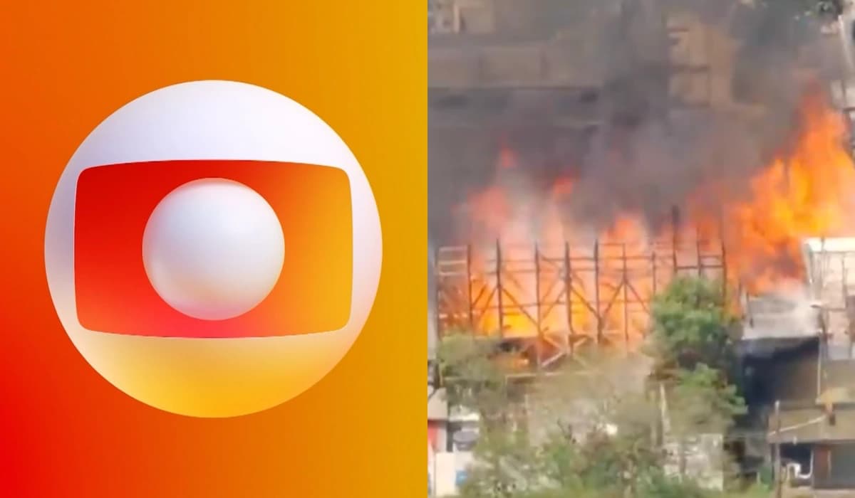 Incêndio na Globo: Cidade cenográfica da novela “Volta por cima” é atingida