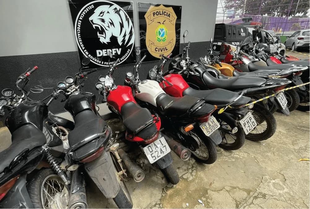 PC-AM recupera 20 motocicletas em operação em Manacapuru