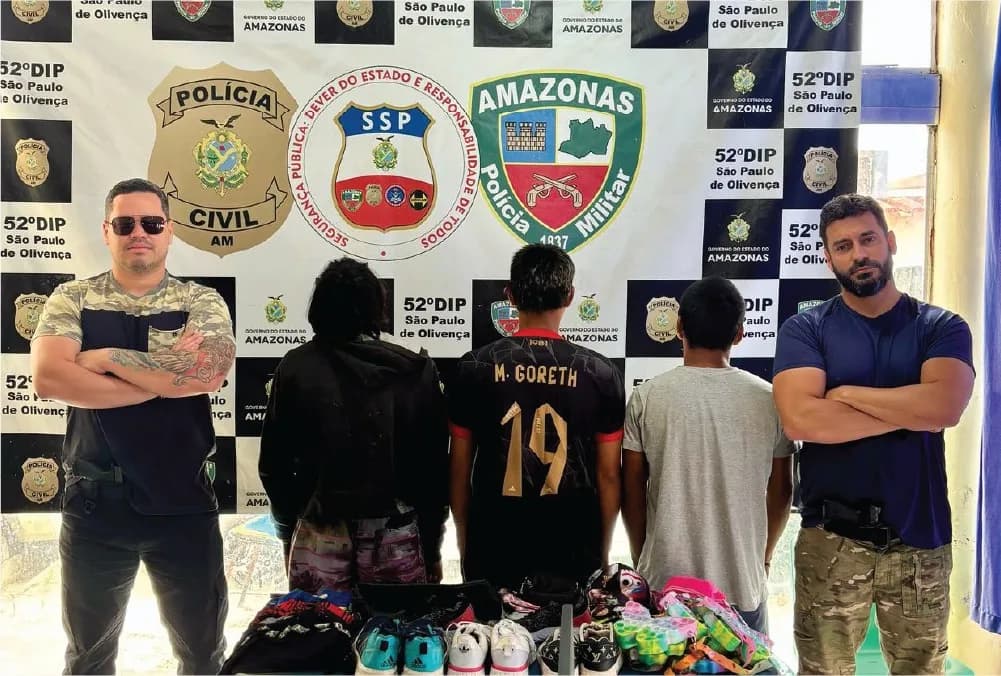 Trio é preso por furto e receptação em São Paulo de Olivença