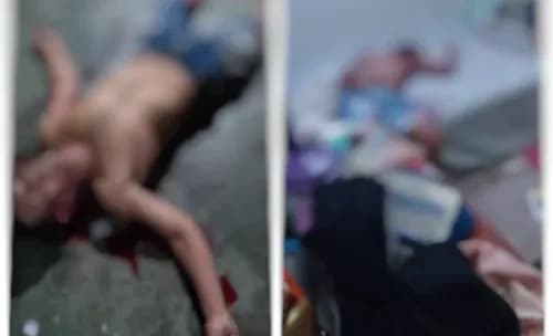 IMAGEM FORTE: Irmãos são brutalmente executados dentro de casa em Manaus