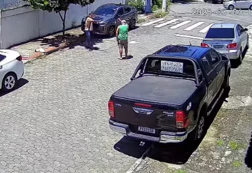VÍDEO: Empresário sofre tentativa de assalto no ES e suspeito é preso