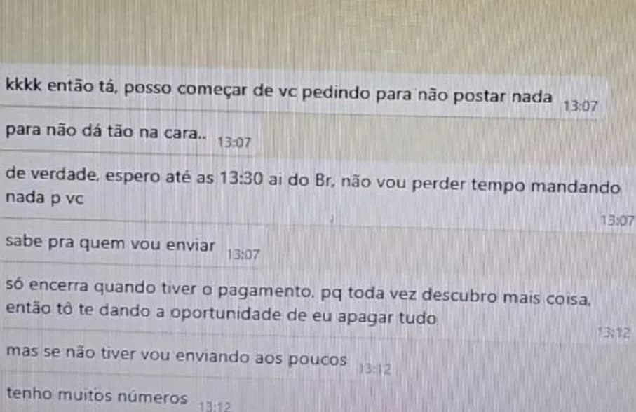 Mulher é presa por chantagear homem e extorquir mais de R$ 50 mil para não expor traição