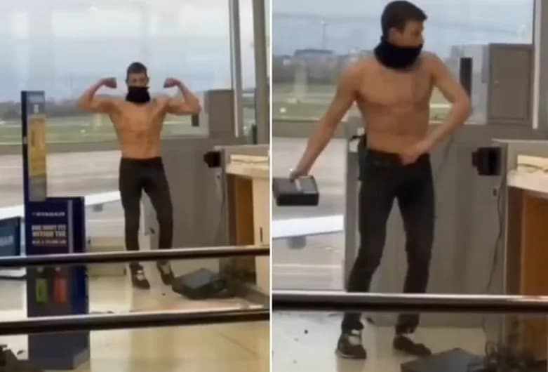 VÍDEO: Passageiro furioso destrói móveis após perder voo em Dublin