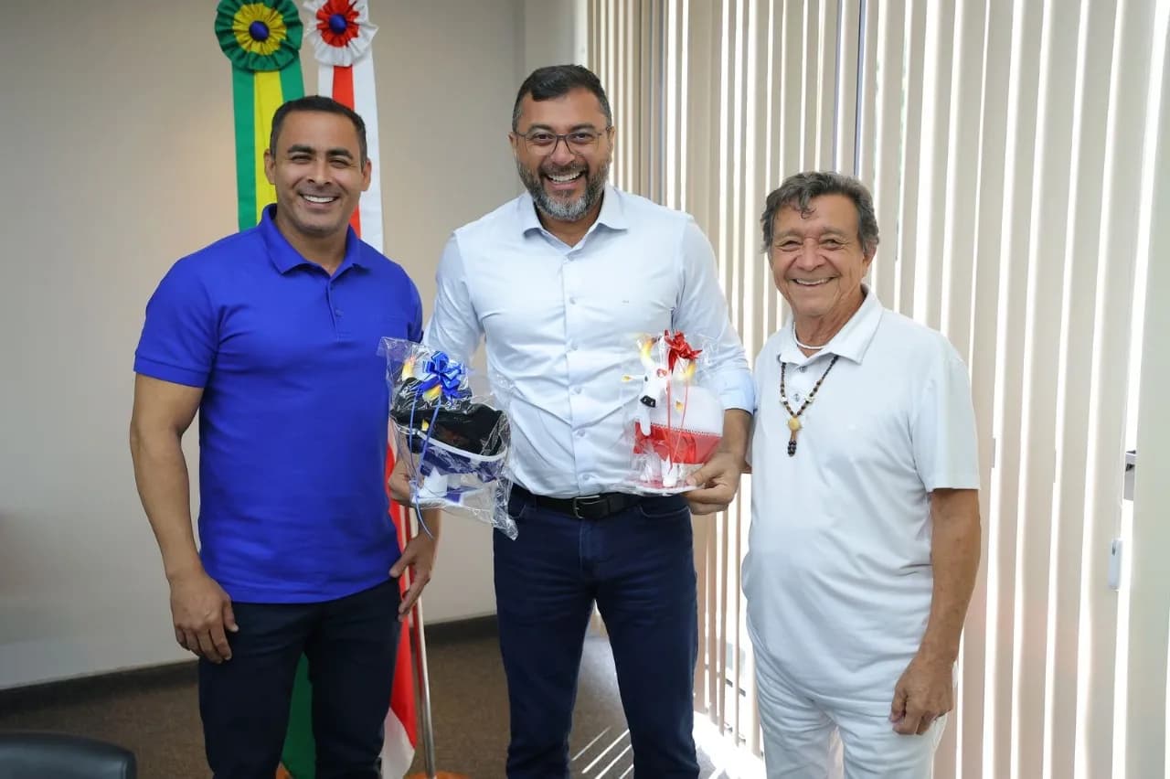 Parintins 2025: Em reunião com bois e prefeitura, Wilson Lima fala sobre aeroporto, muro de arrimo e obras pela cidade