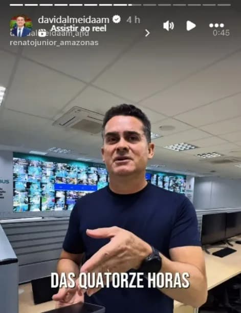 “Nossas equipes estão na rua”, diz David Almeida sobre ocorrências de chuvas pela cidade