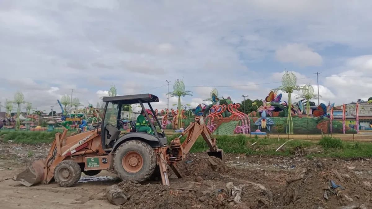 Prefeitura amplia vazão do igarapé do parque Gigantes da Floresta para prevenir alagamentos