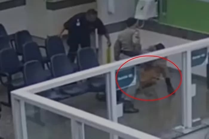 VÍDEO: Genro enfurecido invade hospital, agride sogra e é preso