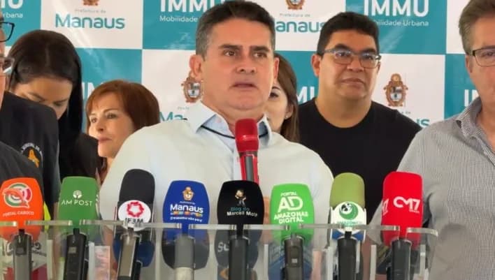 VÍDEO: David Almeida fala sobre renovação da frota de ônibus em Manaus: “É um investimento de R$ 450 milhões”