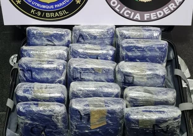 Passageira é presa com 16 kg de drogas ao tentar embarcar no aeroporto de Manaus