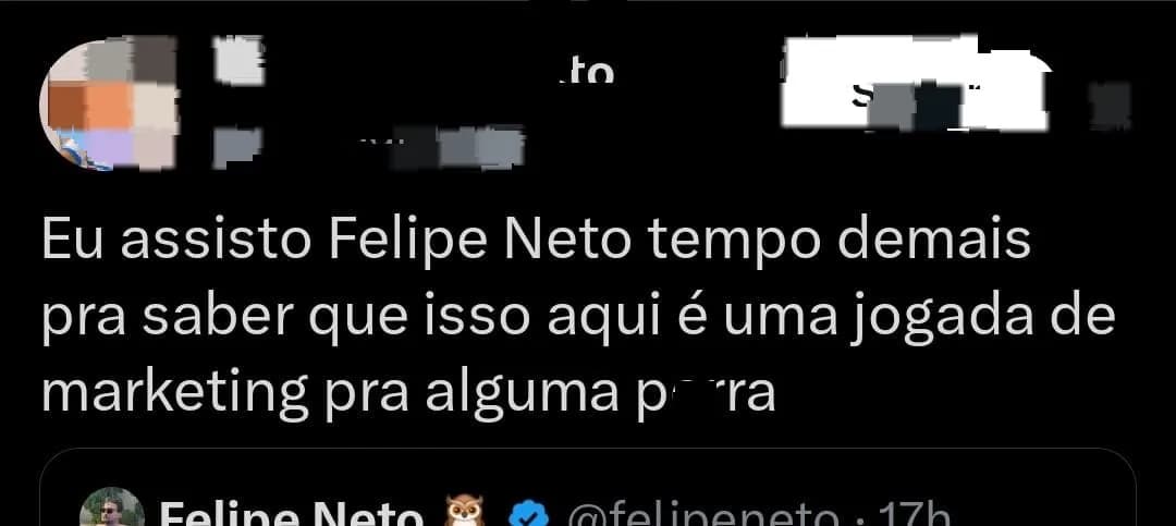 Felipe Neto lança pré-candidatura à Presidência da República nas eleições de 2026