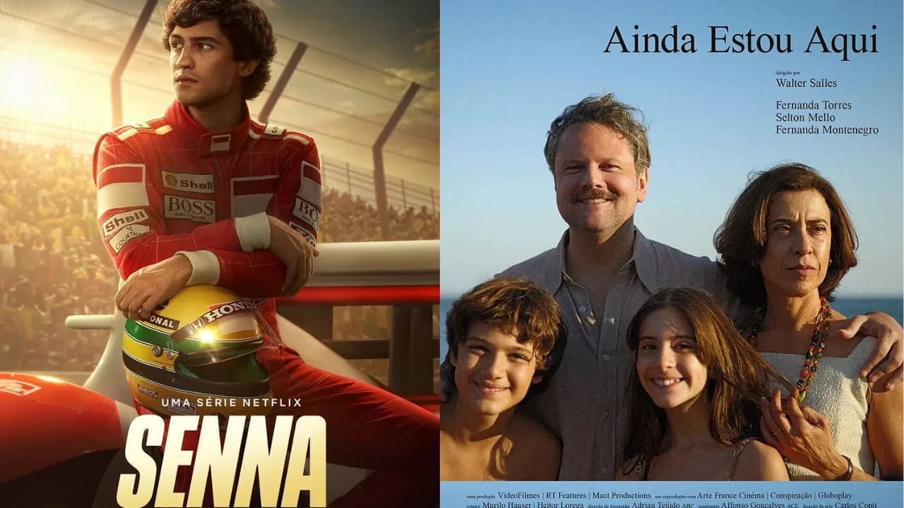 É do Brasil! Minissérie “Senna” e “Ainda Estou Aqui” ganham 4 prêmios em evento de cinema na Espanha