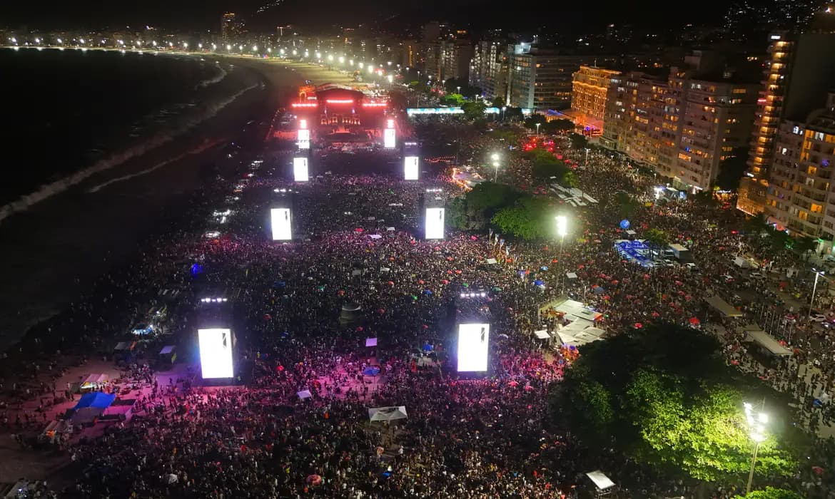 Show histórico de Lady Gaga leva 2,1 milhões de pessoas para Copacabana