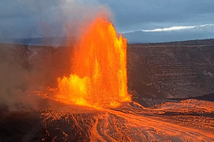 IMPRESSIONANTE: Vulcão entra em erupção com lavas de 300 m no Havaí; veja