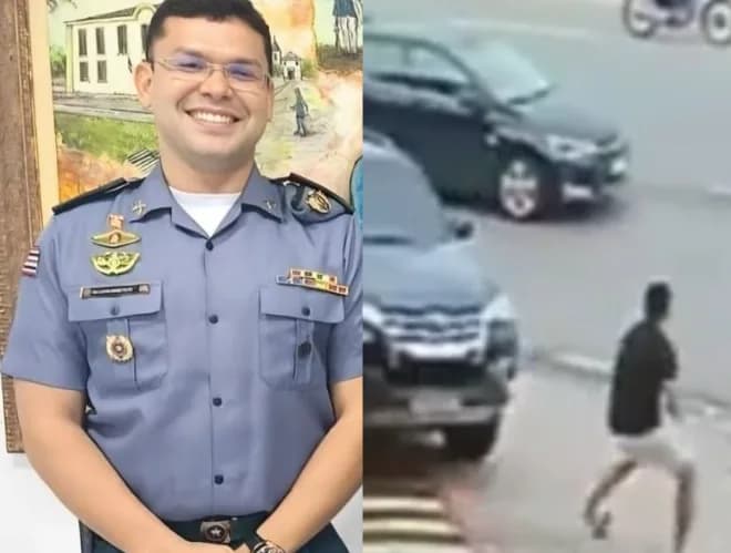 IMAGENS FORTES: Major da PM é morto a tiros em posto de combustíveis em São Luís