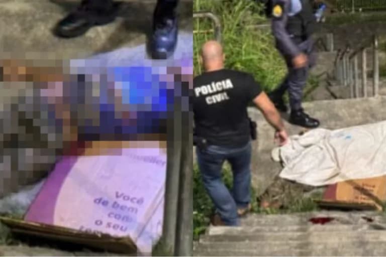 Corpo é encontrado em praça do Educandos, zona sul de Manaus; veja fotos