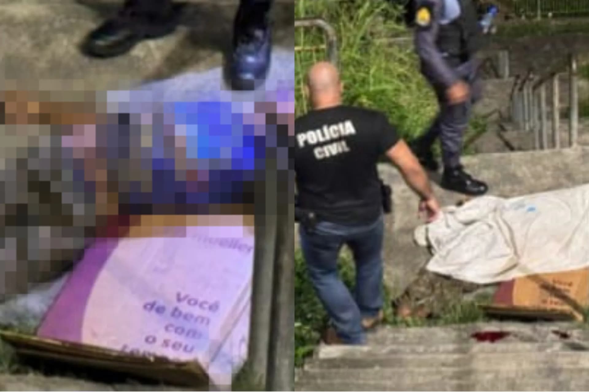 Corpo é encontrado em praça do Educandos, zona sul de Manaus; veja fotos