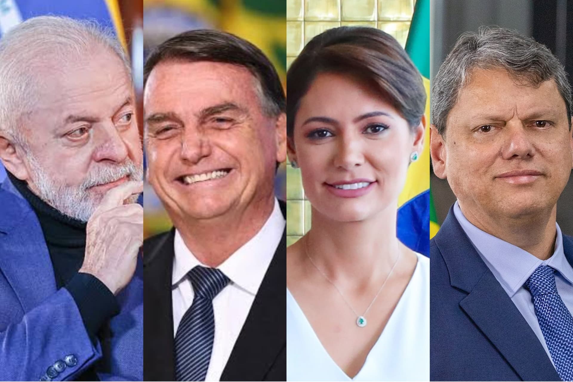 Pesquisa revela rejeição de Lula, Tarcísio, Michelle e outros cotados para 2026