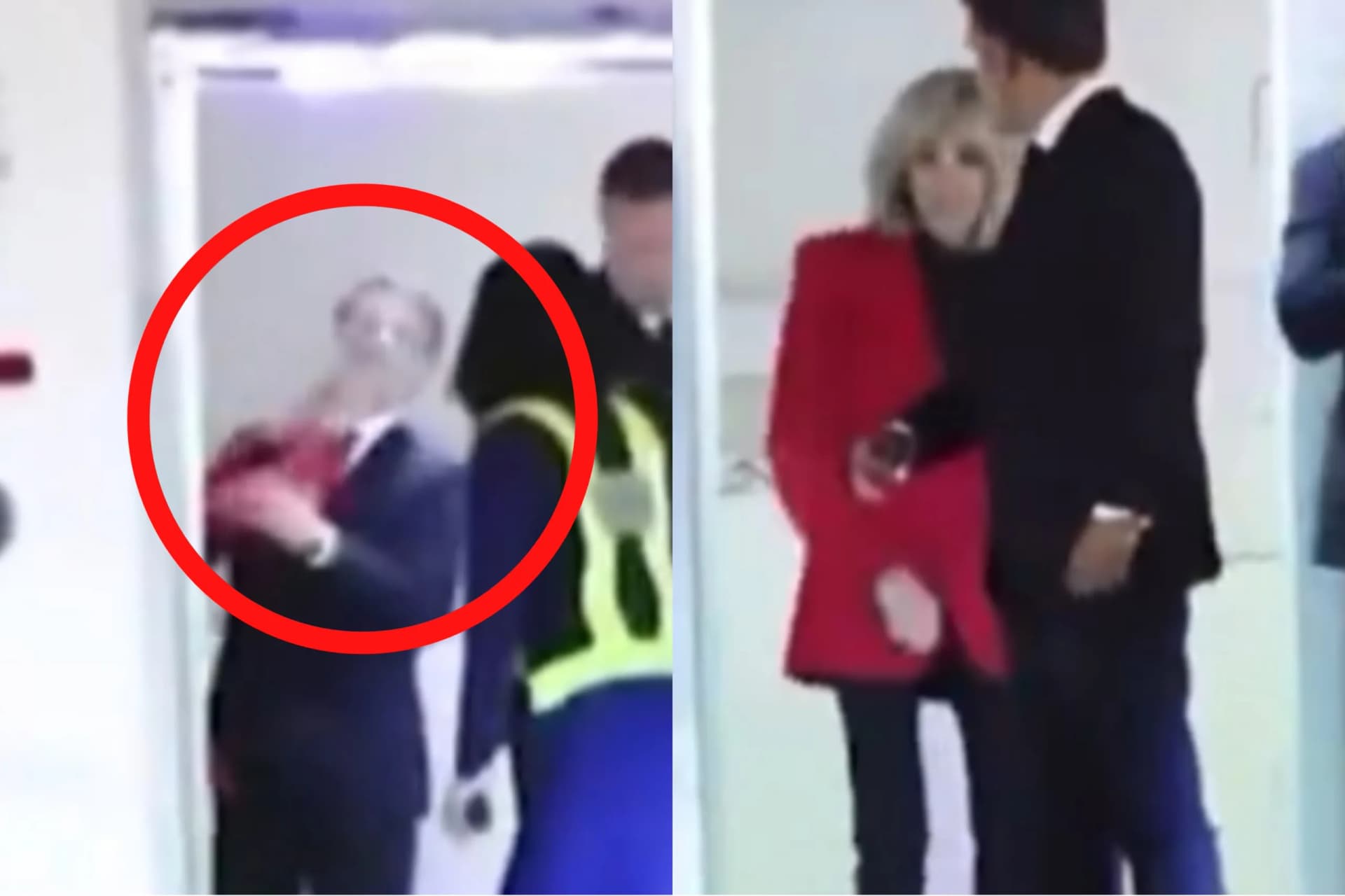 Vídeo flagra Macron levando ‘bofetada’ da esposa: “Briguinha de casal”