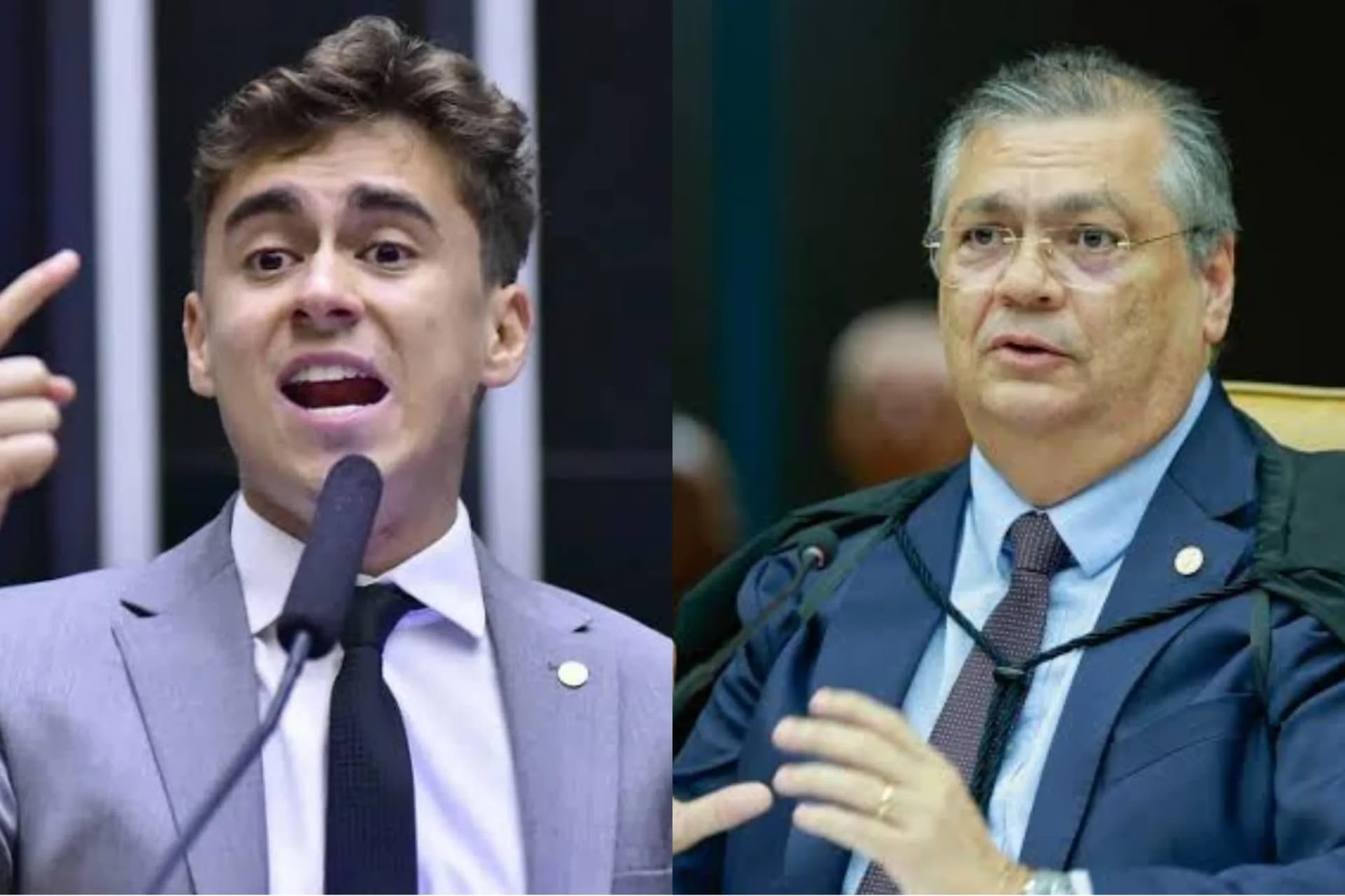 Nikolas Ferreira entra com pedido de impeachment contra Flávio Dino