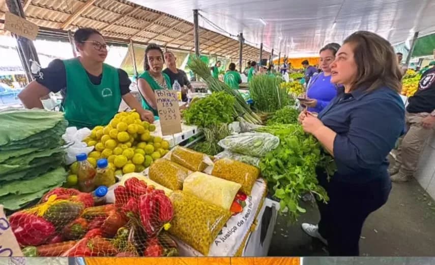 Eleições 2026: Maria do Carmo dá ‘start’ ´nas caminhadas pelas feiras de Manaus