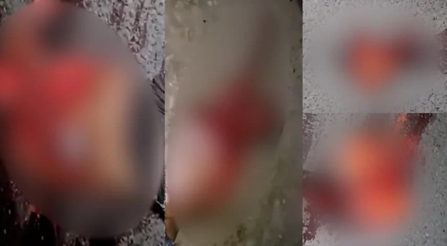 CHOCANTE: motociclista morre e corpo é dilacerado em estrada do Camboja