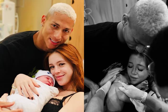 Richarlison anuncia nascimento do primeiro filho: “3,5 kg de muita saúde e muita fofura”