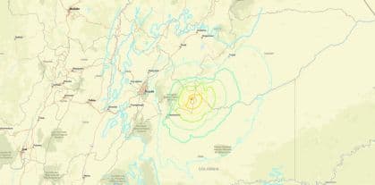 Terremoto de magnitude 6,5 atinge a Colômbia e abalo é sentido em Manaus