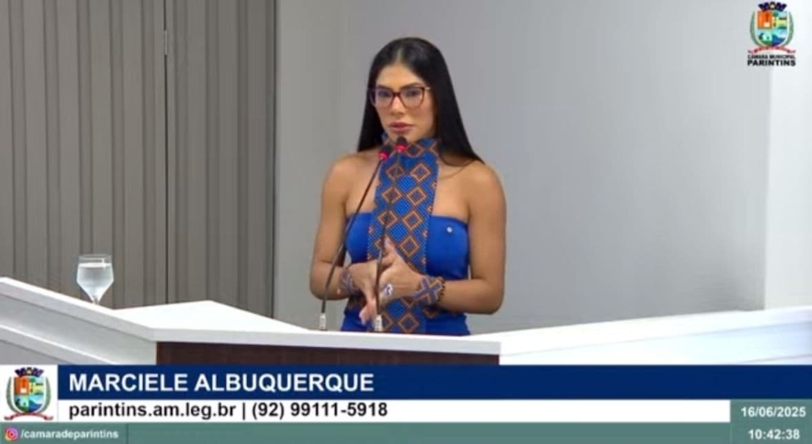 Marciele Albuquerque recebe título de Cidadã Parintinense na Câmara Municipal; veja