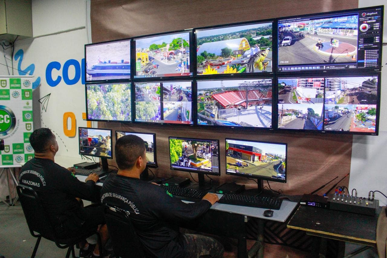 Parintins 2025: SSP-AM instala cerca de 80 câmeras com tecnologia de reconhecimento facial e de placas