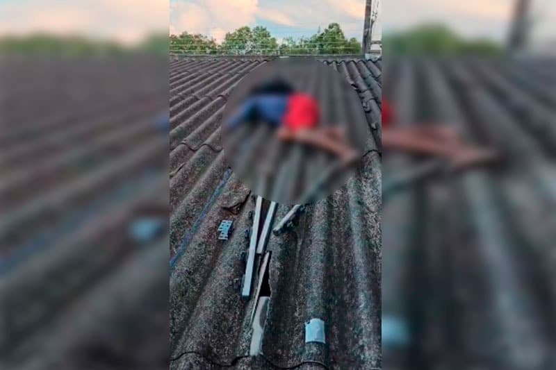 VÍDEO: Homem é encontrado morto em telhado de casa na região Centro-Oeste de Manaus