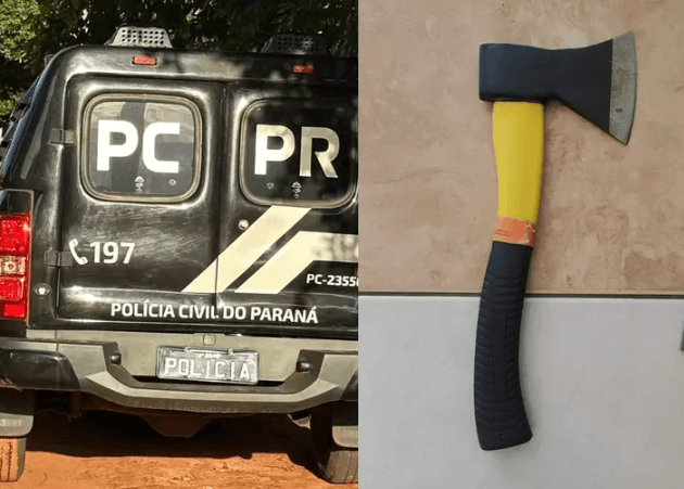Mulher de 20 anos mata homem com golpes de machadinha no Paraná