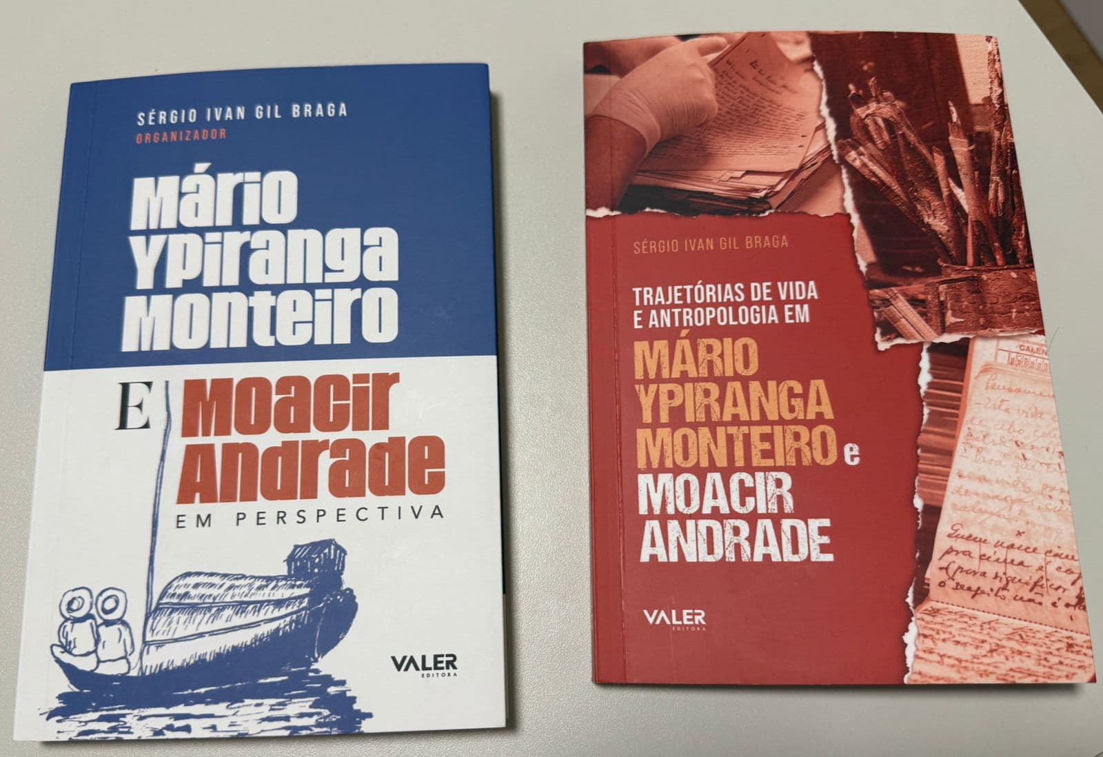 Professor Doutor Sérgio Braga lança 2 livros sobre Mario Ypiranga Monteiro e Moacir Andrade na Valer Teatro