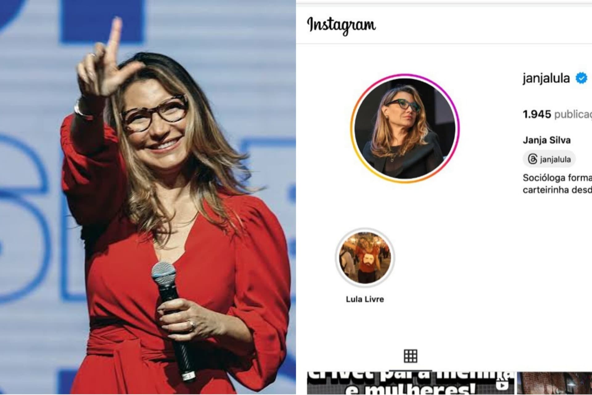 Janja reabre perfil no Instagram após 4 meses