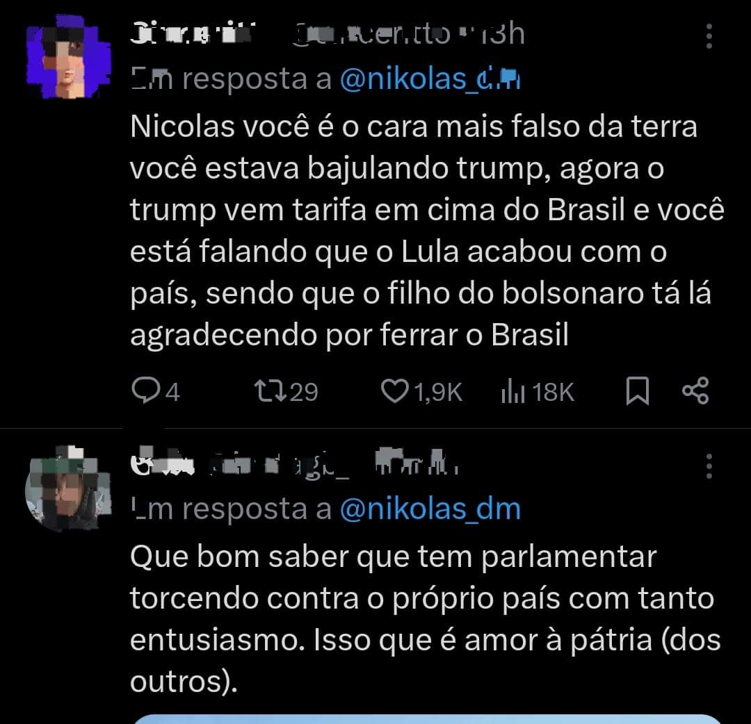 Nikolas-Ferreira-Tarifa-Trump-comentarios-