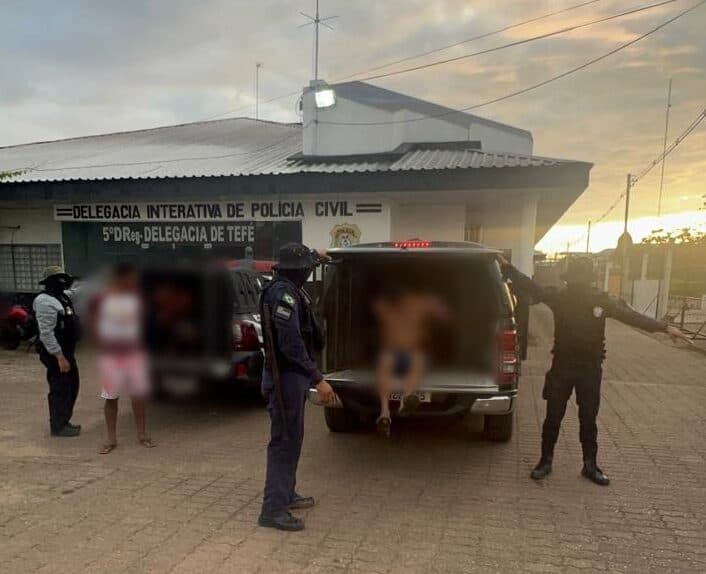 ‘Chock’ e ‘Negão’ são presos suspeitos de matar adolescente de 16 anos em Tefé