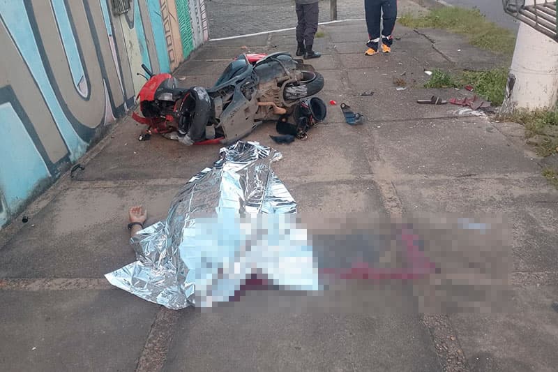 Motociclista morre em acidente na Efigênio Salles, em Manaus