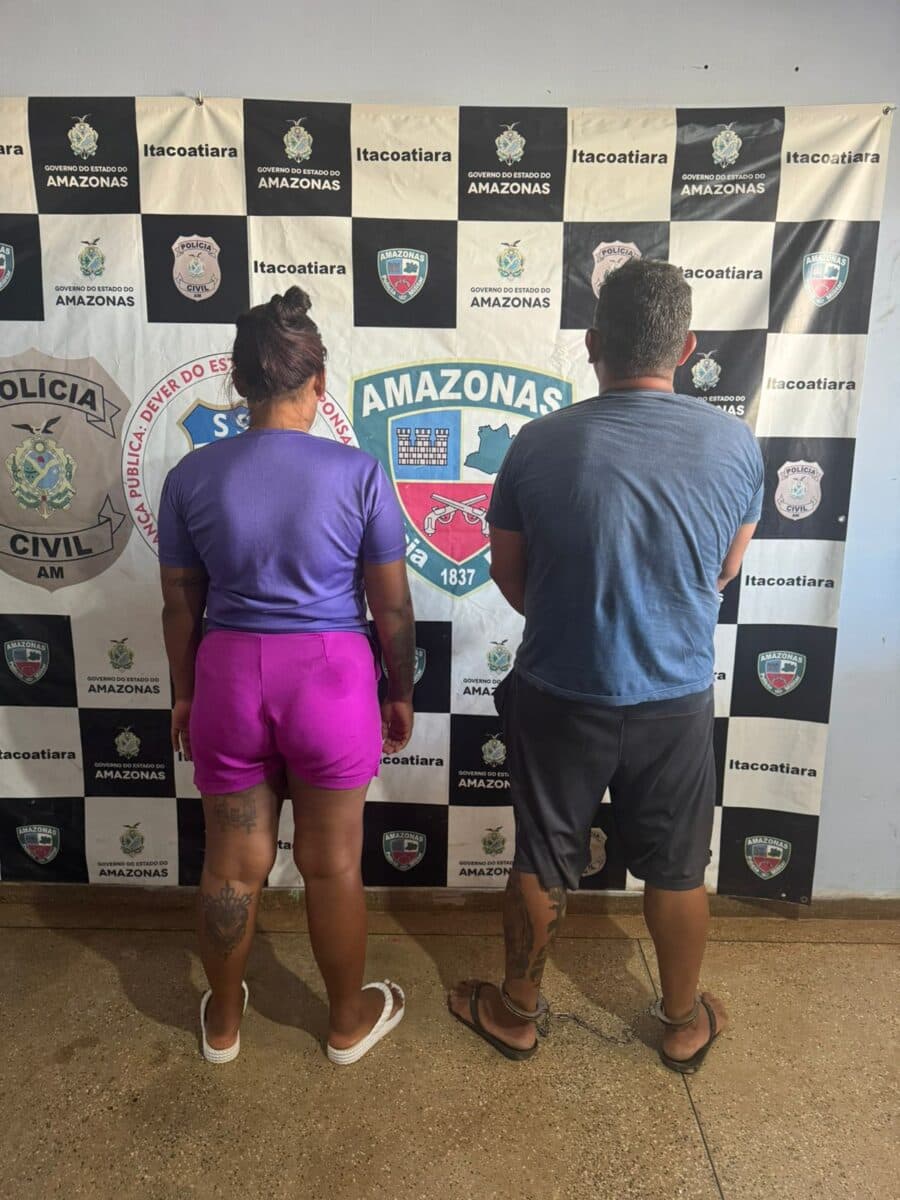 Casal é preso com cocaína, maconha, oxi e material de embalo de drogas em Itacoatiara
